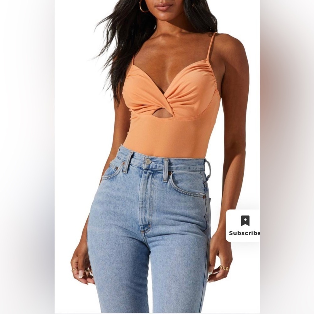 NWT ASTR the Label Twist Bust Bodysuit - Picture 6 of 7